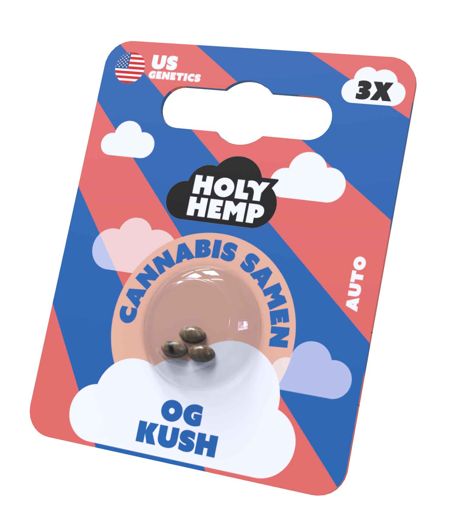 HolyHemp Seeds - US OG Kush - 3 Stk.- VE