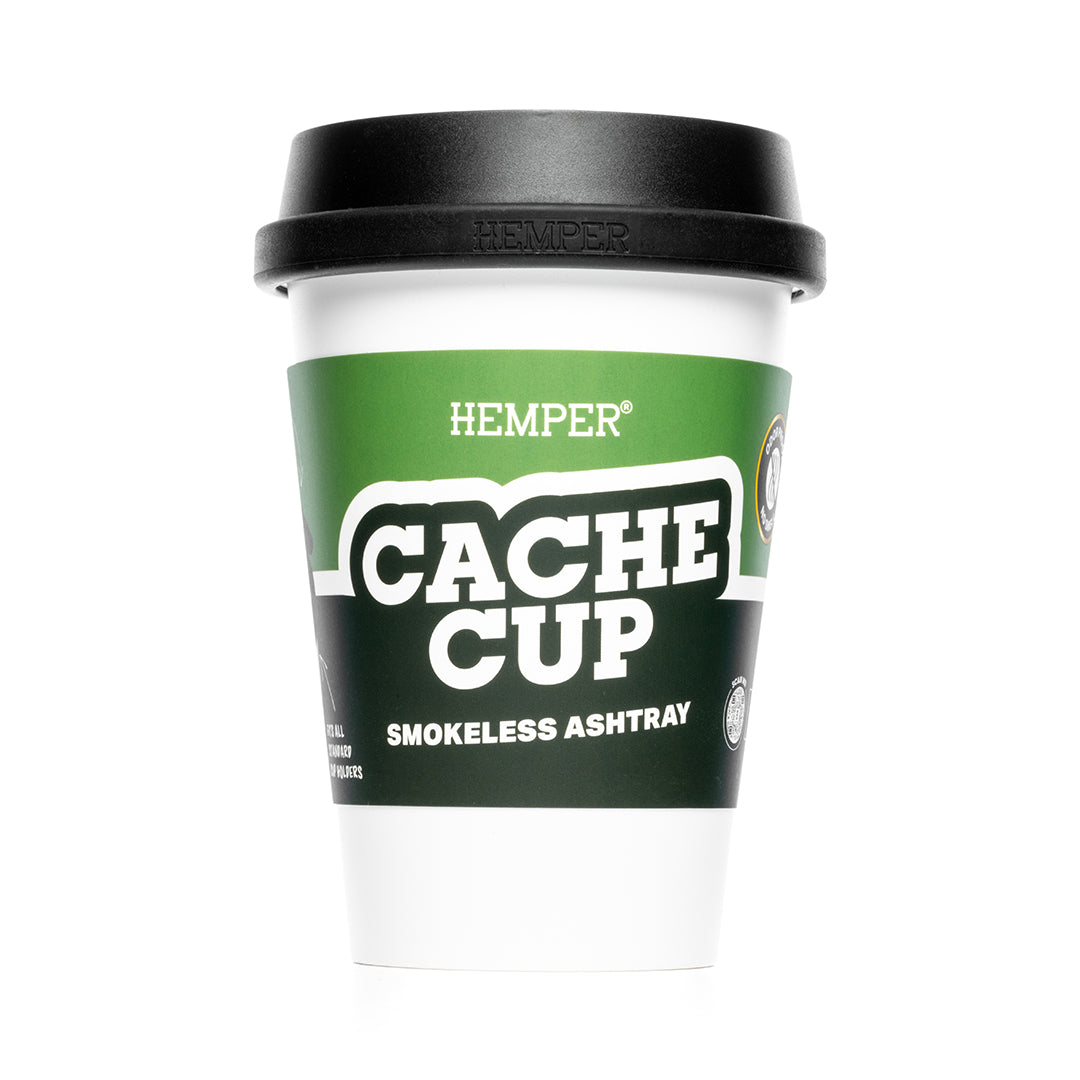Hemper Cache Cup Aschenbecher - Rauchfrei & Weiß | Weedo Shop