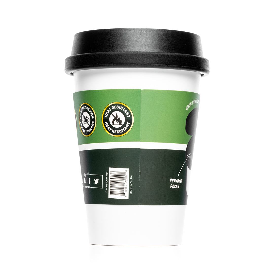 Hemper Cache Cup Aschenbecher - Rauchfrei & Weiß | Weedo Shop