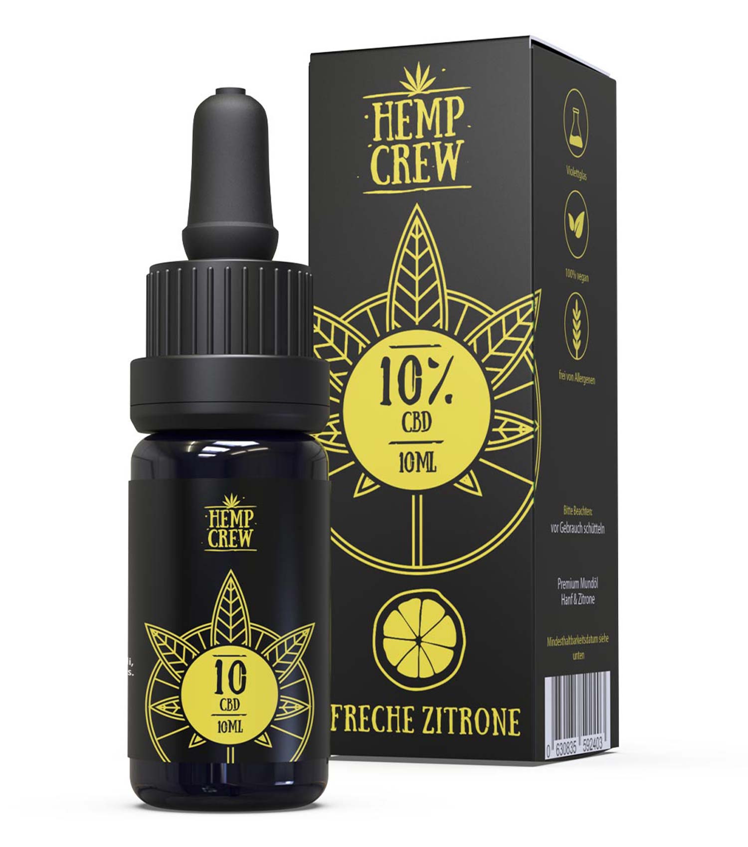 CBD Öl Freche Zitrone | HempGroup CBD Cannabis Paraphernalia Großhandel