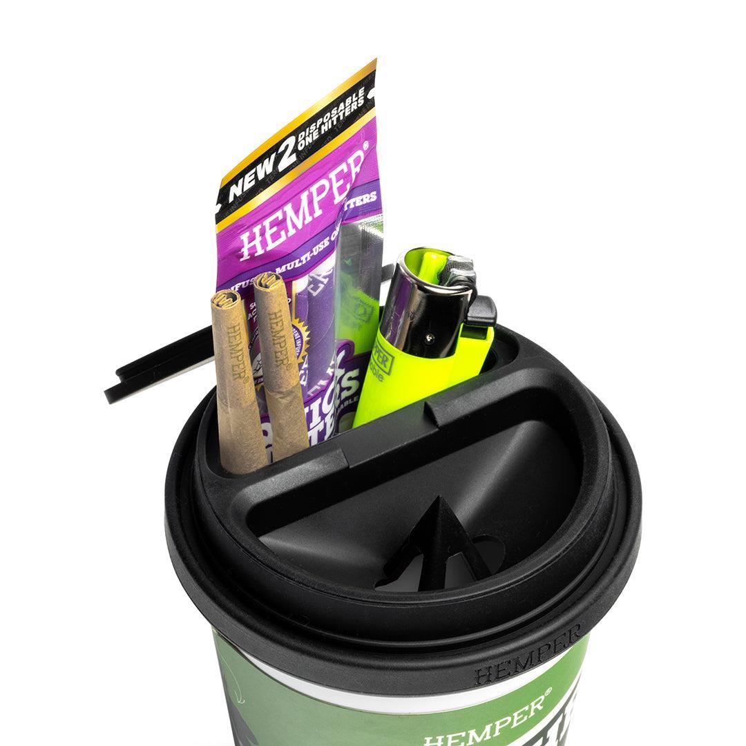 Hemper Cache Cup Aschenbecher - Rauchfrei & Weiß | Weedo Shop