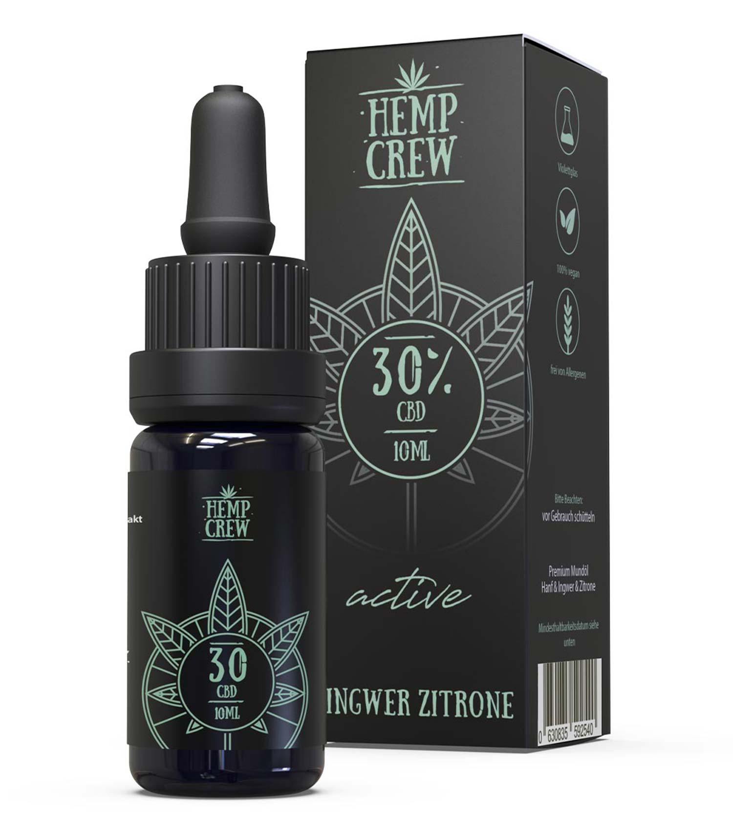 CBD Öl 30% Active Ingwer/Zitrone | HempGroup CBD Cannabis Paraphernalia Großhandel