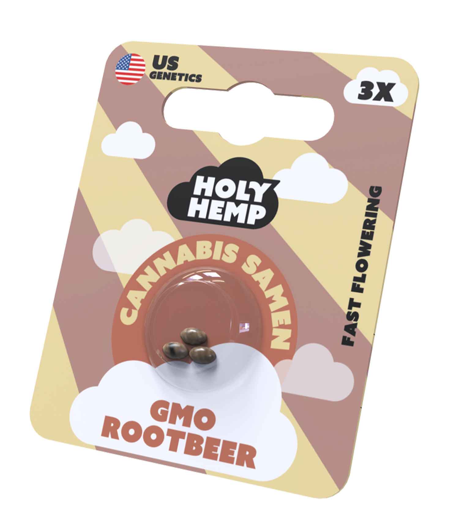 HolyHemp Seeds - US GMO Rootbeer - 3 Stk.- VE