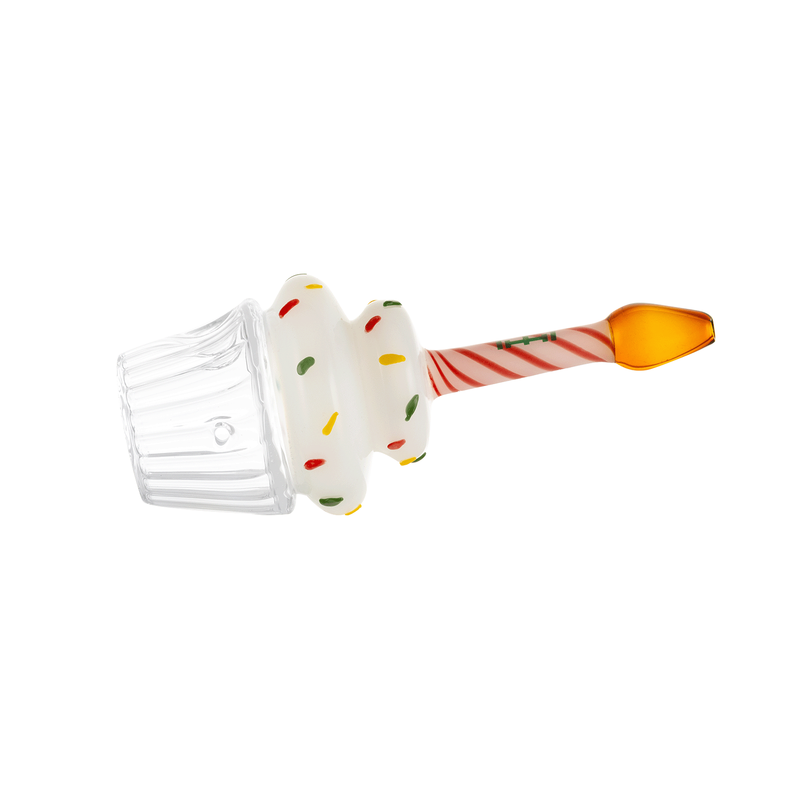 Stilvolle Cupcake Hand Pipe von HEMPER jetzt im Shop! &#10003; Handgefertigt &#10003; Hochwertiges Borosilikatglas &#10003; Kompakte Gr&ouml;&szlig;e &#10152; Gleich bestellen!