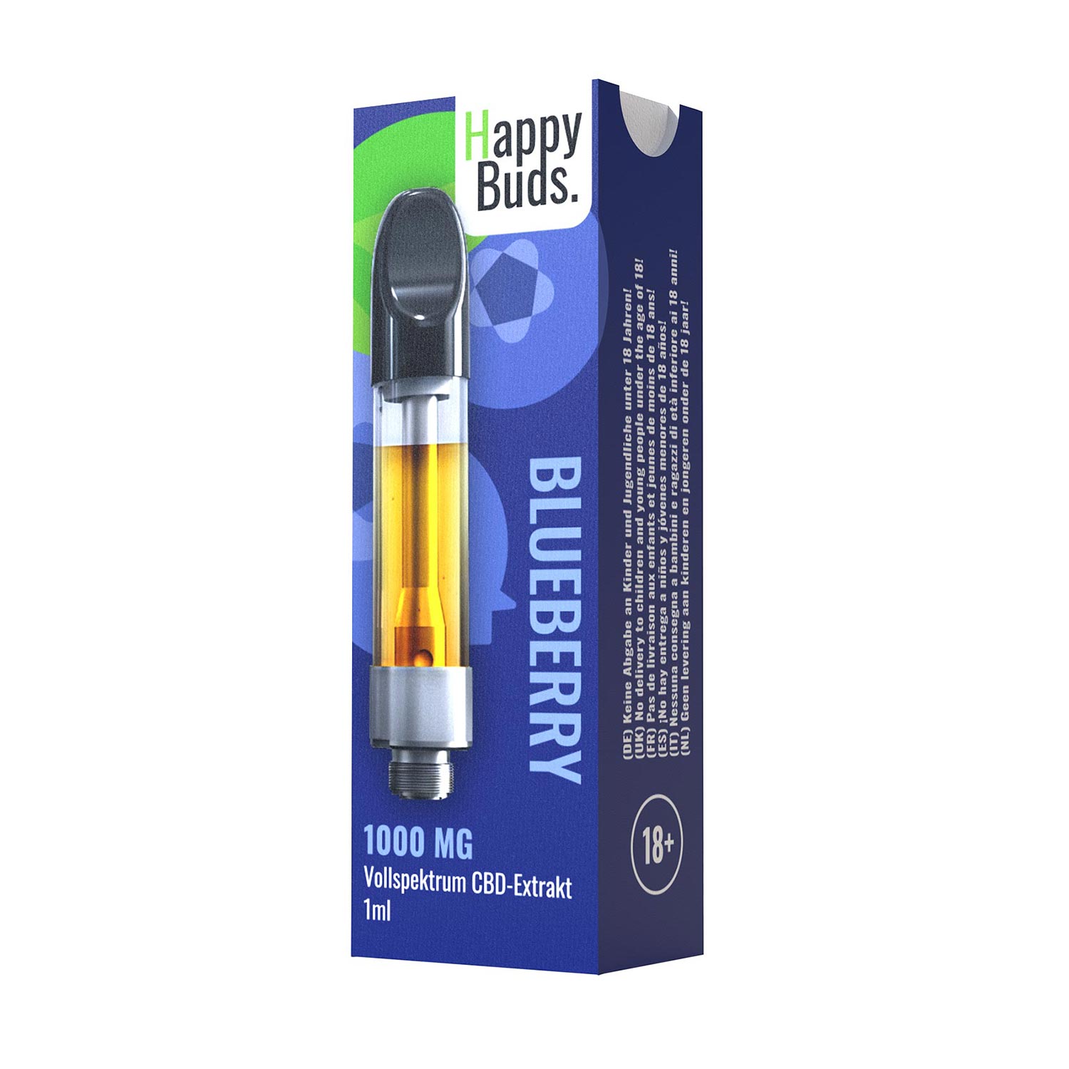 Vape Kartusche Blueberry - HappyBuds
